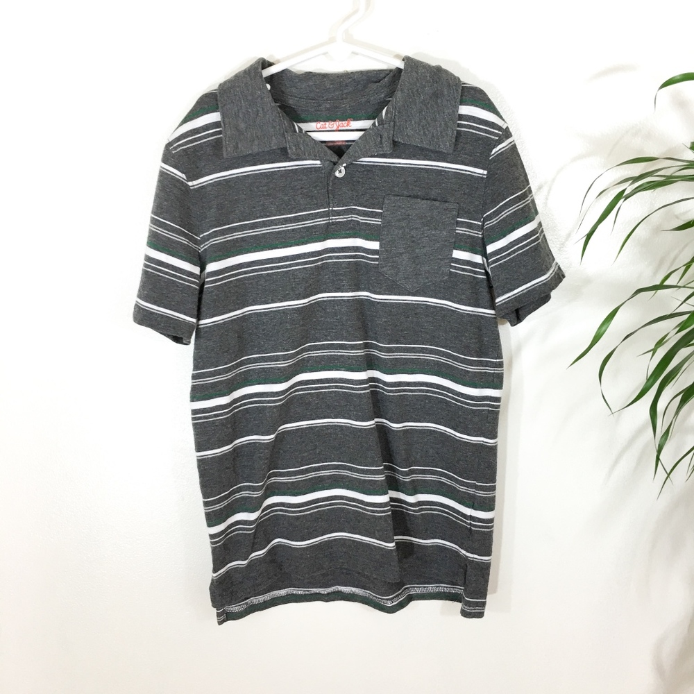 Cat & Jack Boys Stripe Polo Size M(8/10)